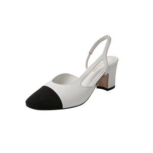 Kaitlyn Pan Cap Toe Slingback Heel